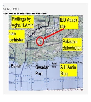 08 July, 2011
IED Attack in Pakistani Balochistan
 
