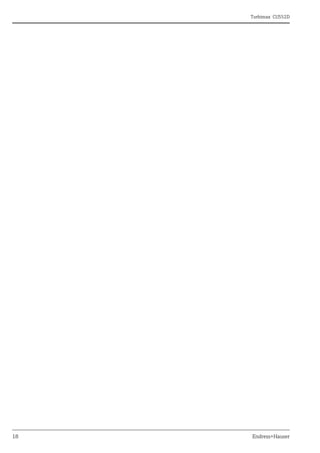 Turbimax CUS52D
18 Endress+Hauser
 