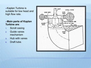 Classification of Hydraulic Turbines | PPTX