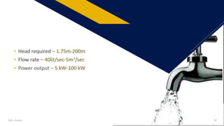 Non Conventional Turbines and Pumps