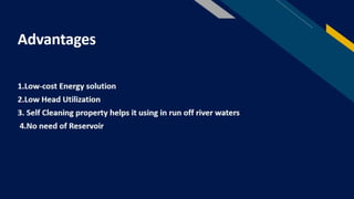 Non Conventional Turbines and Pumps