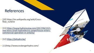 Non Conventional Turbines and Pumps