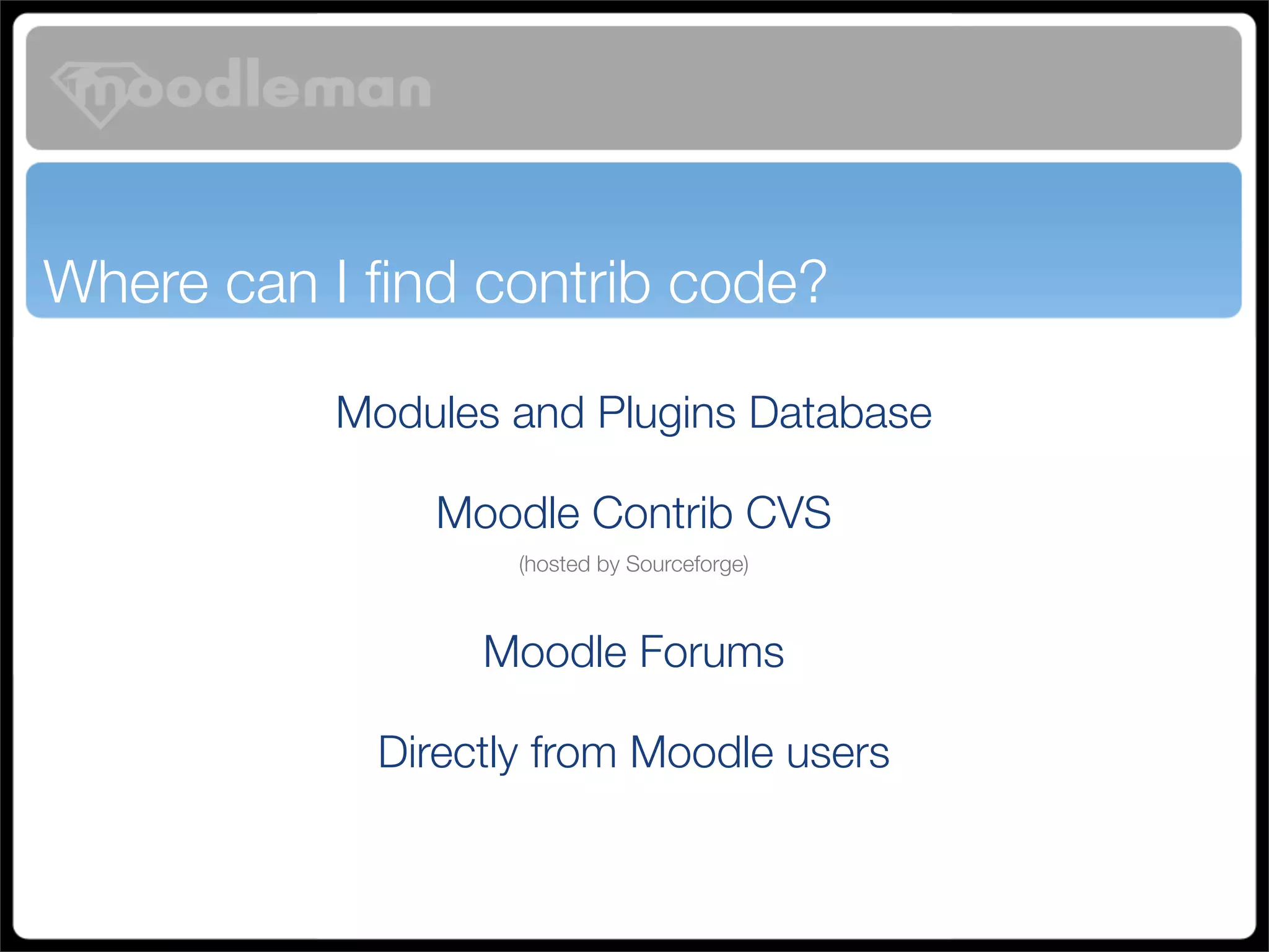 Turbo Charging Moodle