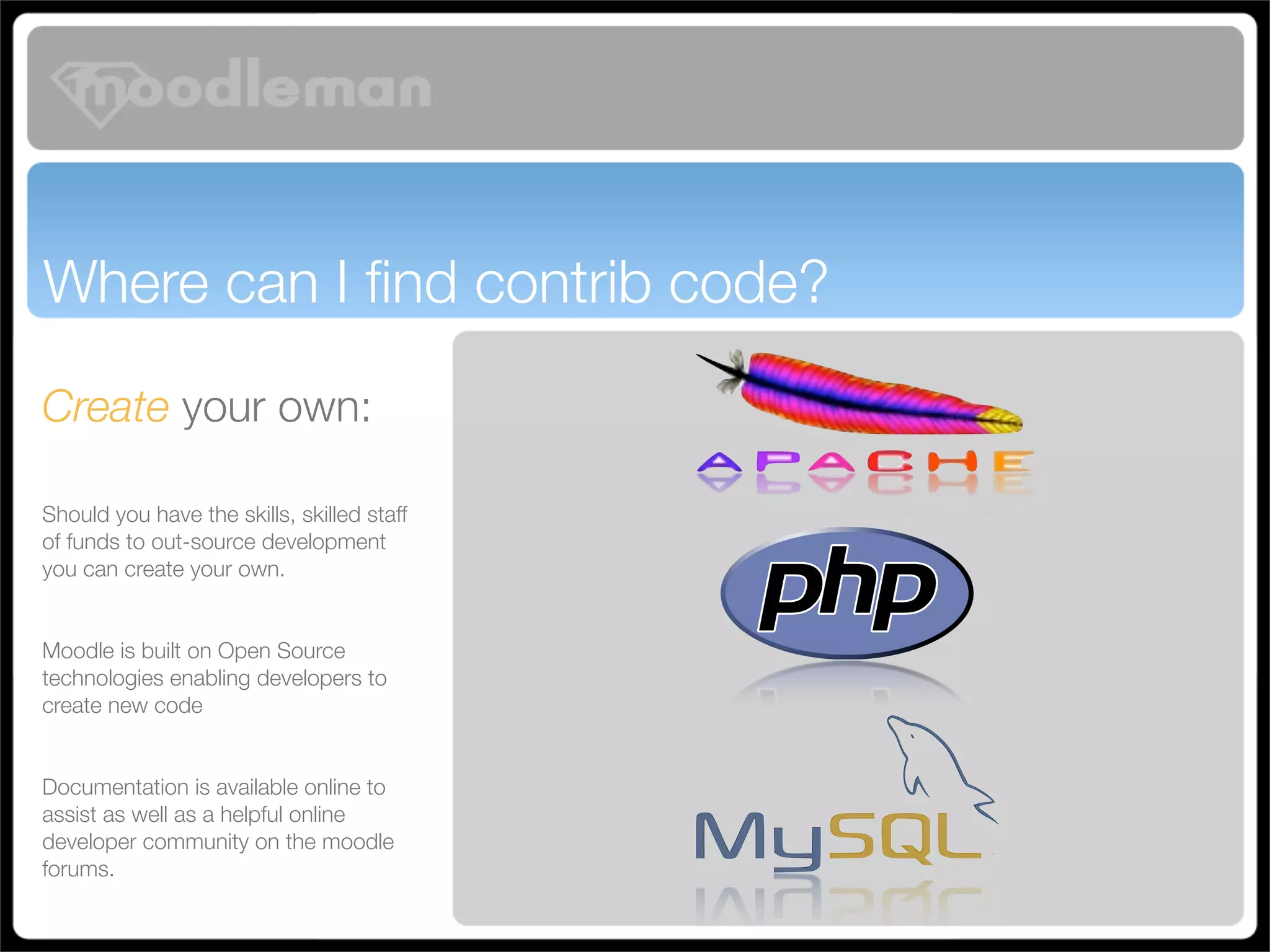 Turbo Charging Moodle