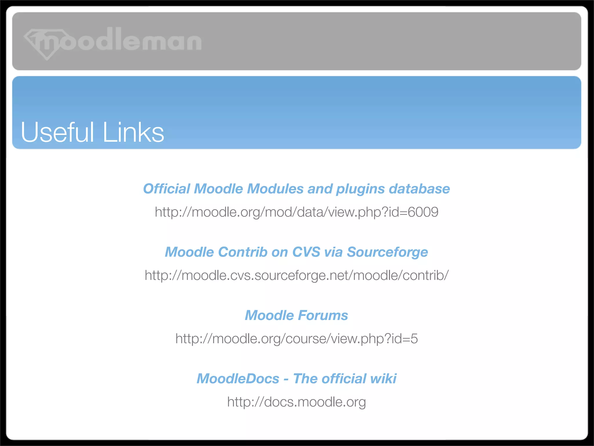 Turbo Charging Moodle