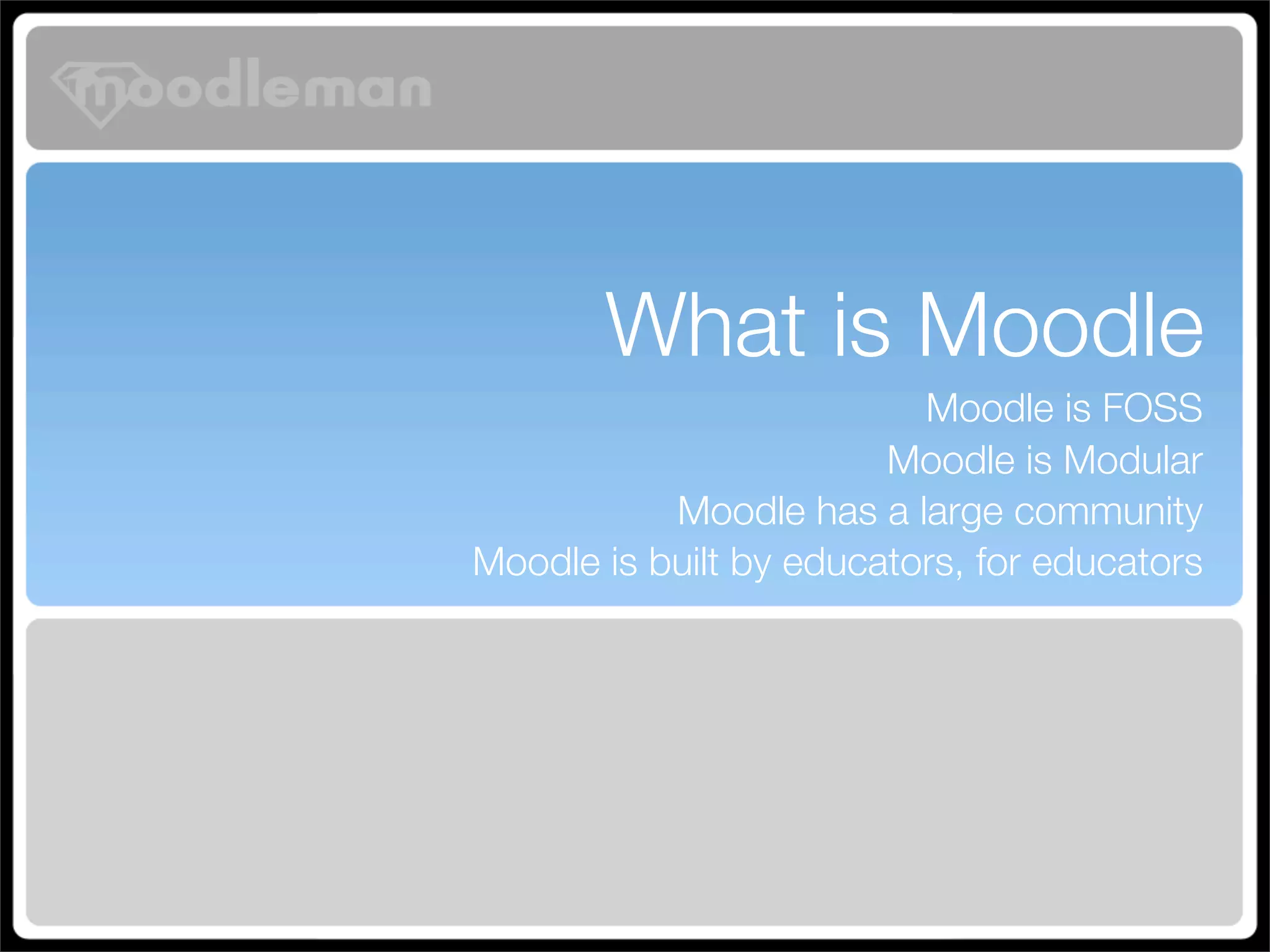 Turbo Charging Moodle