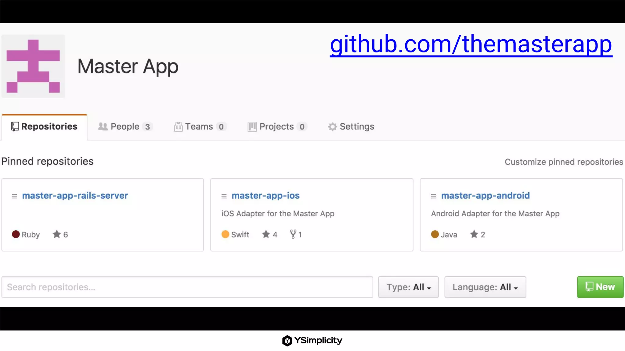 github.com/themasterapp
 