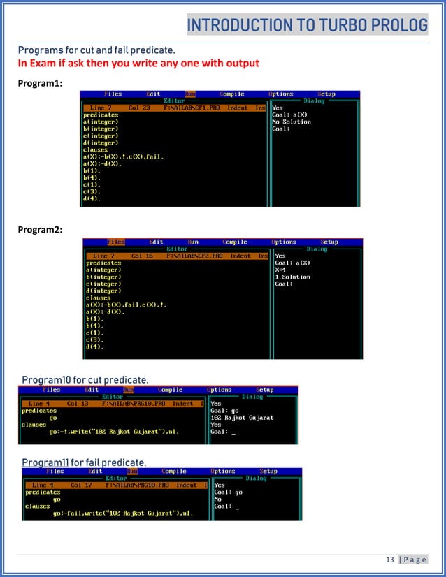Turbo Prolog Programmer’S Guide – EPIMGQ