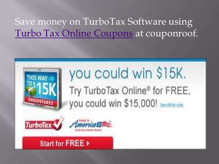 Turbo Tax Online Coupons