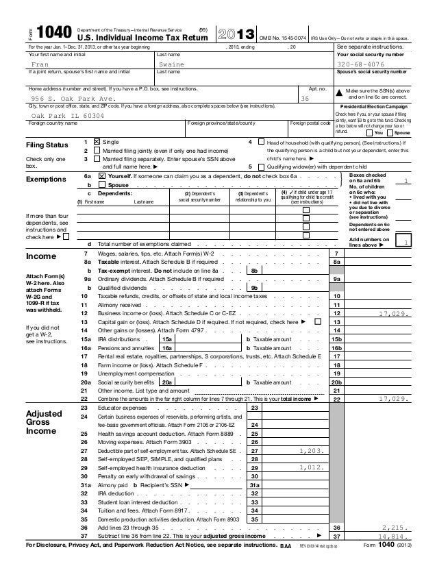turbo taxreturn form 1040 line 21