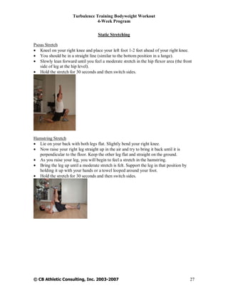 Turbulence Training Bodyweight Workout [4 WEEK PROGRAM] | PDF