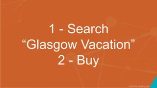 ©2016 Seer Interactive • p32
1 - Search
“Glasgow Vacation”
2 - Buy
 
