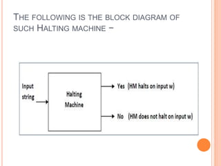 Turing machine | PPTX