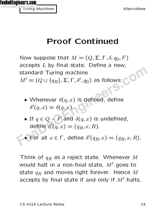 Turing Machines