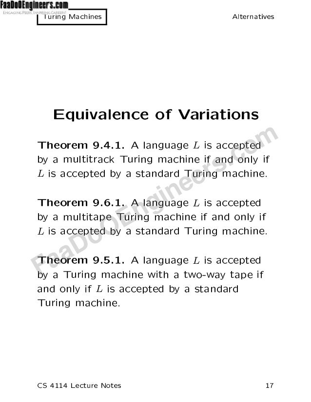 Turing Machines