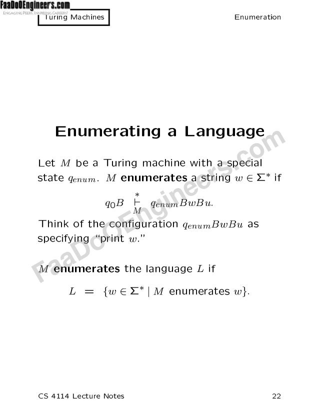 Turing Machines