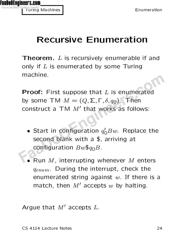 Turing Machines