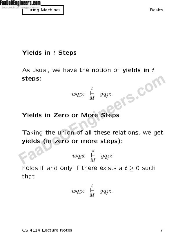 Turing Machines