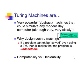 Quring Machine Problems Turing machines | PDF