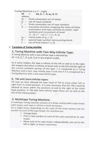 Turing machine | PDF