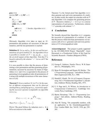 A Formal Model and an Algorithm for Generating the Permutations of a ...