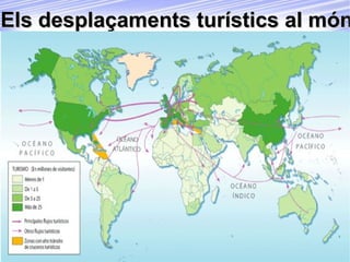 Els desplaçaments turístics al món 