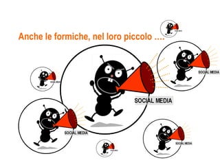 Anche le formiche, nel loro piccolo …. 