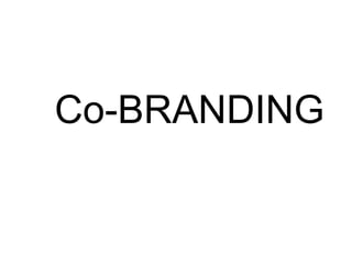 Co-BRANDING 