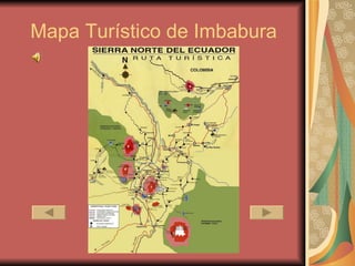 Mapa Turístico de Imbabura 