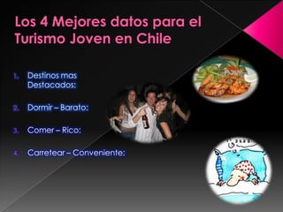 Países Demandante del Turismo JuvenilLos Principales Países visitados :