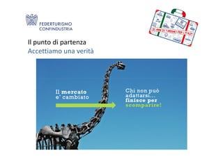 Il punto di partenza
Accettiamo una verità
 