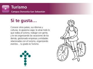 Grado en Turismo. Campus Donostia - San Sebastián