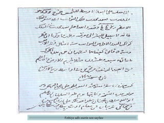 Fethiye adlı eserin son sayfası
 