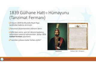 Türk Eğitim Tarihi - Osmanlı Dönemi Eğitimde İlk Yenileşme Hareketleri ...