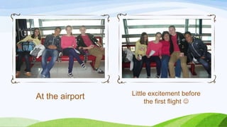At the airport Little excitement before
the first flight 
 