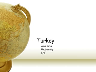 Turkey Alaa Bata Mr.Sweeny 8/c 