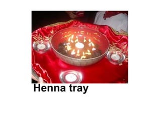 Henna tray 
 