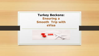 Turkey Beckons:
Ensuring a
Smooth Trip with
eVisa
 