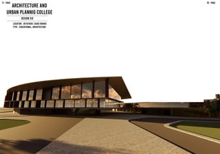   䄀刀䌀䠀䤀吀䔀䌀吀唀刀䔀 䄀一䐀
唀刀䈀䄀一 倀䰀䄀一一䤀䜀 䌀伀䰀䰀䔀䜀䔀
䐀䔀匀䤀䜀一 匀䤀堀
  䰀伀䌀䄀吀䤀伀一 㨀 䄀刀 刀䤀夀䄀䐀䠀Ⰰ 匀䄀唀䐀䤀 䄀刀䄀䈀䤀䄀
  吀夀倀䔀 㨀 䔀䐀唀䌀䄀吀䤀伀一䄀䰀Ⰰ 䄀刀䌀䠀䤀吀䔀䌀吀唀刀䔀
㄀㜀 ⴀ 倀䄀䜀䔀 ㄀㠀 ⴀ 倀䄀䜀䔀
 