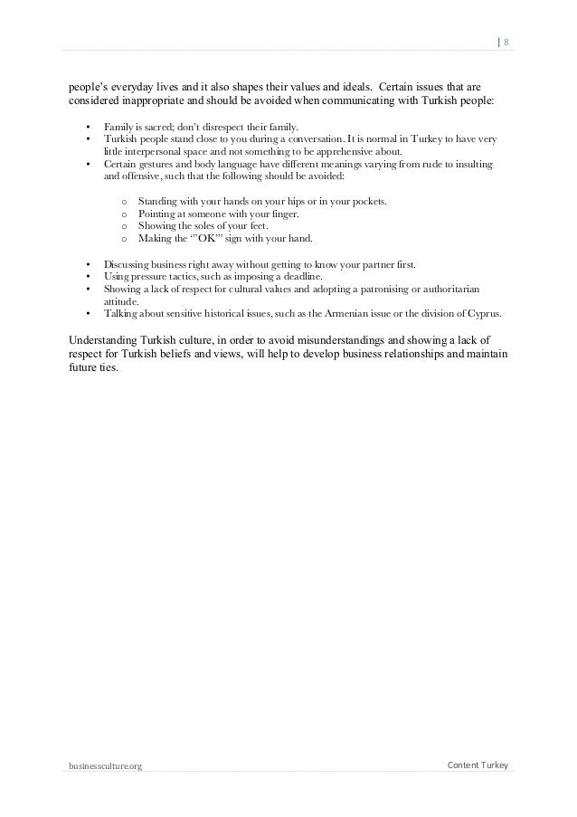 Turkish Business Culture Guide Learn About Turkey