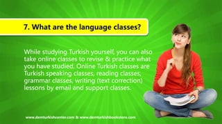 Turkish Language Class Turkish Language Lessons Books Worksheets | PPTX