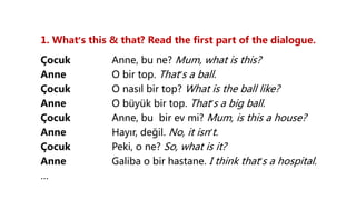 Turkish Lessons 3 (A1) - Basic Questions | PPT
