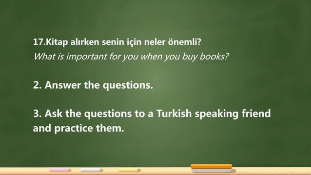 Turkish Questions 1 (A2) | PPT