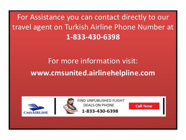 Turkish Airline Support Cms Airline 1 833 430 6398
