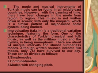 Turkish art music | PPT