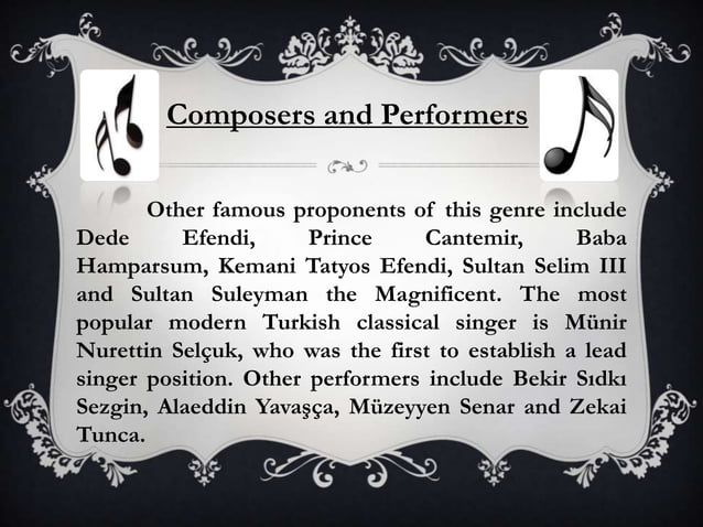 Turkish classical art music | PPT