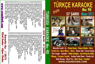 Turkish karaoke   dvd-90 - 2012