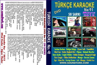Turkish karaoke   dvd-91 - 2012