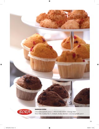 19 
EMIRHAN BORA 
e.bora@boraplastik.com.tr | +90 212 422 18 50 | Cihangir Mah. 
Petrol Ofisi Caddesi No:11, Ambarli, Avcilar, Istanbul | www.boraplastik.com.tr 
KATALOG_01.indd 19 05/09/14 15:30 
 