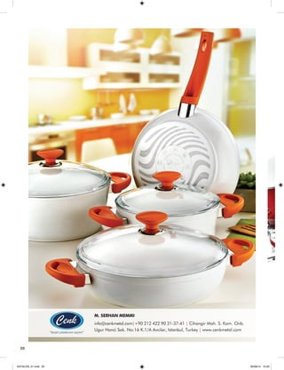 20 
M. SERHAN MEMMI 
info@cenkmetal.com|+90 212 422 90 31-37-41 | Cihangir Mah. S. Kom. Onb. 
Ugur Hanci Sok. No:16 K.1/A Avcilar, Istanbul, Turkey | www.cenkmetal.com 
KATALOG_01.indd 20 05/09/14 15:30 
 